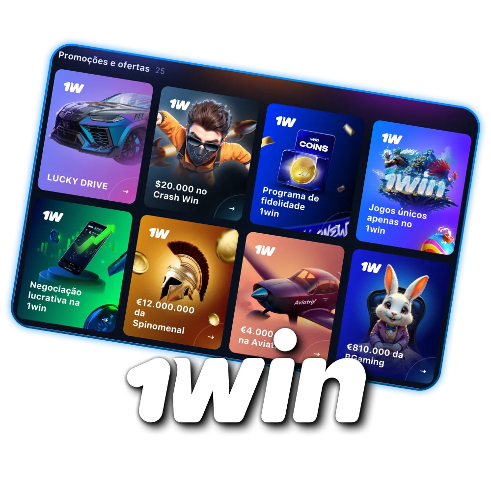 Use seu código e ganhe mais com 1win.